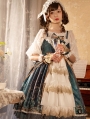 Night of the Magic Lamp Blue Sweet Lolita JSK Dress