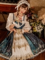 Night of the Magic Lamp Blue Sweet Lolita JSK Dress