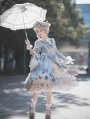 Elizabeth Elegant Velvet Gorgeous Open Front Classic Lolita OP Dress