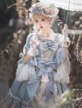 Elizabeth Elegant Velvet Gorgeous Open Front Classic Lolita OP Dress