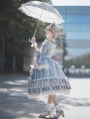 Elizabeth Elegant Velvet Gorgeous Open Front Classic Lolita OP Dress