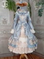 Elizabeth Elegant Velvet Gorgeous Open Front Classic Lolita OP Dress