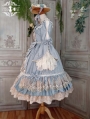 Elizabeth Elegant Velvet Gorgeous Open Front Classic Lolita OP Dress