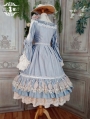 Elizabeth Elegant Velvet Gorgeous Open Front Classic Lolita OP Dress