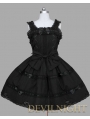 Black Sleeveless Sweet Gothic Lolita Dress