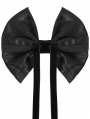 Black Gothic Retro Jacquard Bowtie for Men