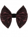 Red Gothic Retro Jacquard Bowtie for Men