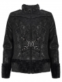 Black Gothic Punk Do Old Style Daily Wear Short Jacket for Men