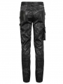 Black Men's Gothic Punk Do Old Style Long Trousers