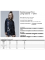 Blue Gothic Grunge Loose Daily Wear Long Sleeve T-Shirt for Women