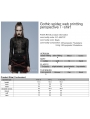 Black Gothic Spider Web Printting Perspective Long Sleeve T-Shirt for Women