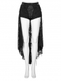 Black Gothic Skirt Shorts for Women