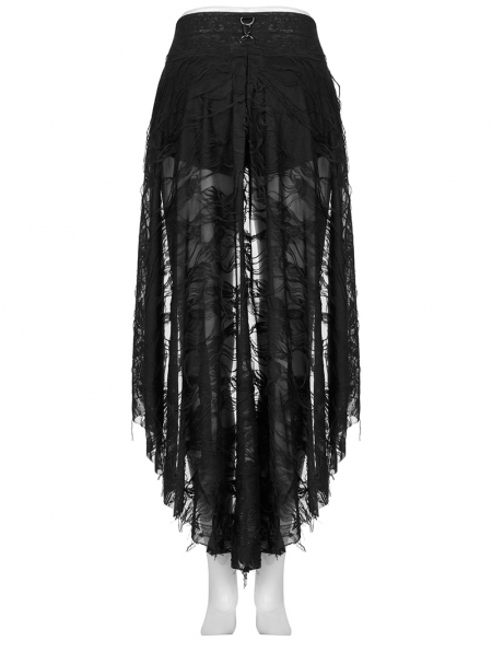 Black Gothic Skirt Shorts for Women - Devilnight.co.uk