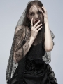 Black Gothic Lace Veil
