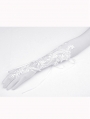 White Gothic Lace Gloves for Women