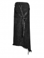 Black Gothic Punk Rock Skirt for Men