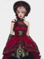 Demon Hunt Black and Red Halter Tea Party Classic Lolita JSK Dress