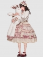 Miss Rabbit Red Plaid Sweet and Elegant Classic Lolita JSK Dress