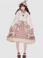 Miss Rabbit Red Plaid Sweet and Elegant Classic Lolita JSK Dress