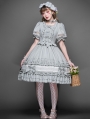 Bow Short Puff Sleeve Daily Wear Sweet Lolita OP Dress