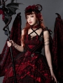 Astoria Black and Red Tea Party Classic Lolita JSK Dress
