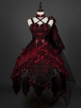 Astoria Black and Red Tea Party Classic Lolita JSK Dress