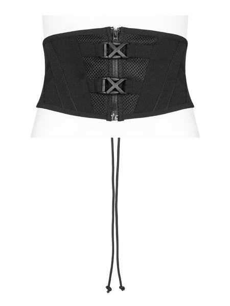 Black Gothic Punk Cool Waistband for Women - Devilnight.co.uk