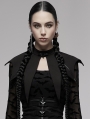 Black Gothic Dark Bat Wing Collar for Women