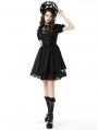 Black Gothic Short Sleeve Doll Daily Wear Dress