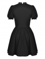 Black Gothic Short Sleeve Doll Daily Wear Dress