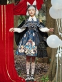 Bunny Band Black Plaid Gorgeous Gothic Lolita JSK Dress