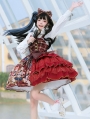 Bunny Band Black Plaid Gorgeous Gothic Lolita JSK Dress