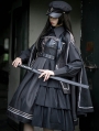 Nightlord Black Military Style Cool Gothic Lolita JSK Dress