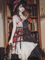 Thorn Rose Black Punk Asymmetrical Gothic Lolita JSK Dress