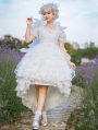 Moon Poetry White Retro Elegant Princess Classic Lolita JSK Dress