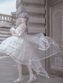 Moon Poetry White Retro Elegant Princess Classic Lolita JSK Dress