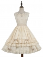 Black/Ivory Strawberry Witch Girl Nellie Causal Elegant Sweet Lolita JSK Dress