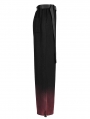 Black and Red Gothic Punk Grunge Long Overalls Pants for Women