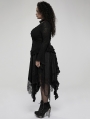 Black Romantic Gothic Sexy Lace Long Sleeve Plus Size Shirt for Women