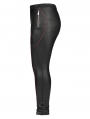 Black and Red Gothic Punk Plus Size Leggings for Women