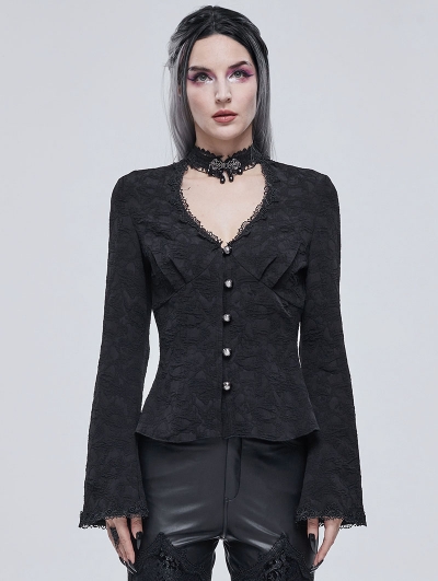 Black Gothic Antoinette Style Victorian Ball Gowns - Devilnight.co.uk