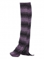 Black and Violet Gothic Daily Striped Leg Warmer