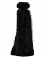 Black Gothic Punk Cool Girl Hairy Leg Warmer