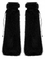 Black Gothic Punk Cool Girl Hairy Leg Warmer