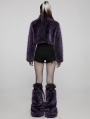 Violet Gothic Punk Cool Girl Hairy Leg Warmer