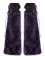 Violet Gothic Punk Cool Girl Hairy Leg Warmer