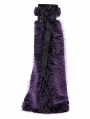 Violet Gothic Punk Cool Girl Hairy Leg Warmer