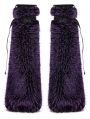 Violet Gothic Punk Cool Girl Hairy Leg Warmer