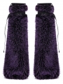 Violet Gothic Punk Cool Girl Hairy Leg Warmer