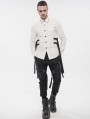 Black Gothic Punk Big Pockets Streetwear Cargo Pants for Men